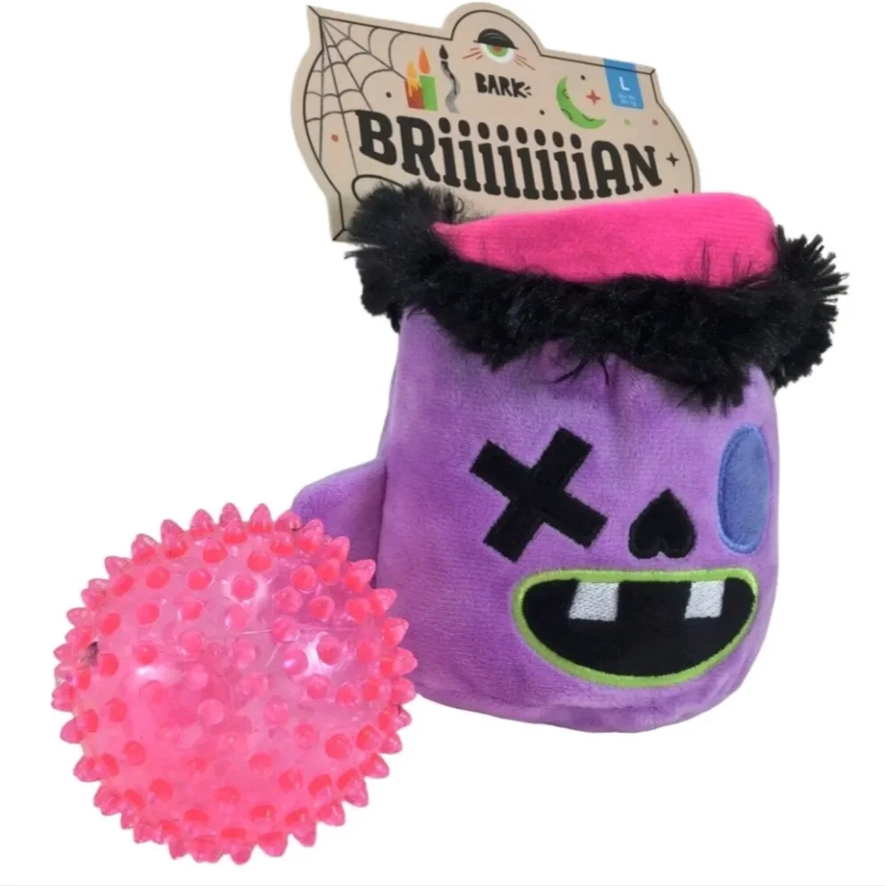 Bark Box ~ BRIIIIIIIIAN~ Multipart/Squeaker/Crinkle/M~L